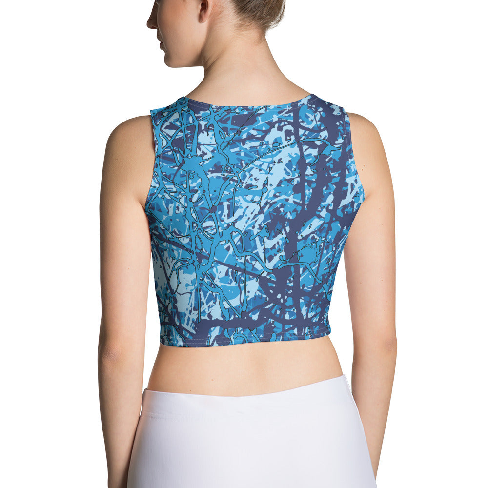 Women's Crop Top Blue10 Plex