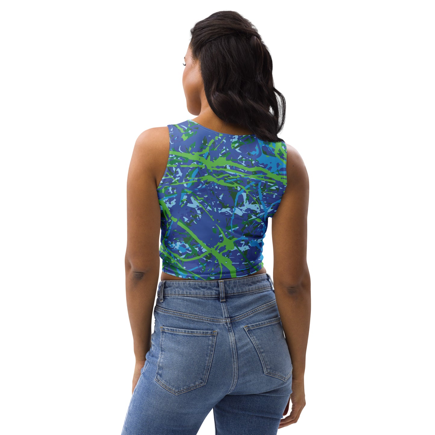 Women's Crop Top BlueGreen8 Plex
