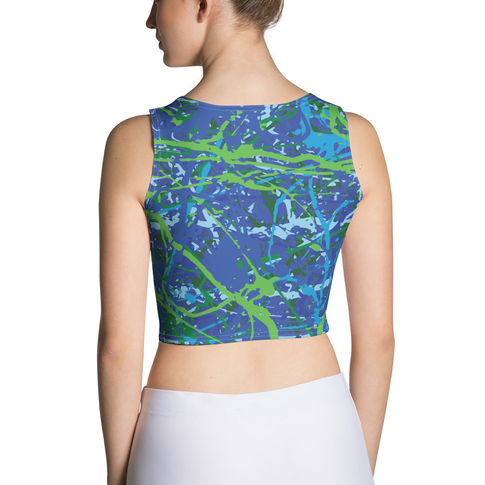 Women's Crop Top BlueGreen8 Plex