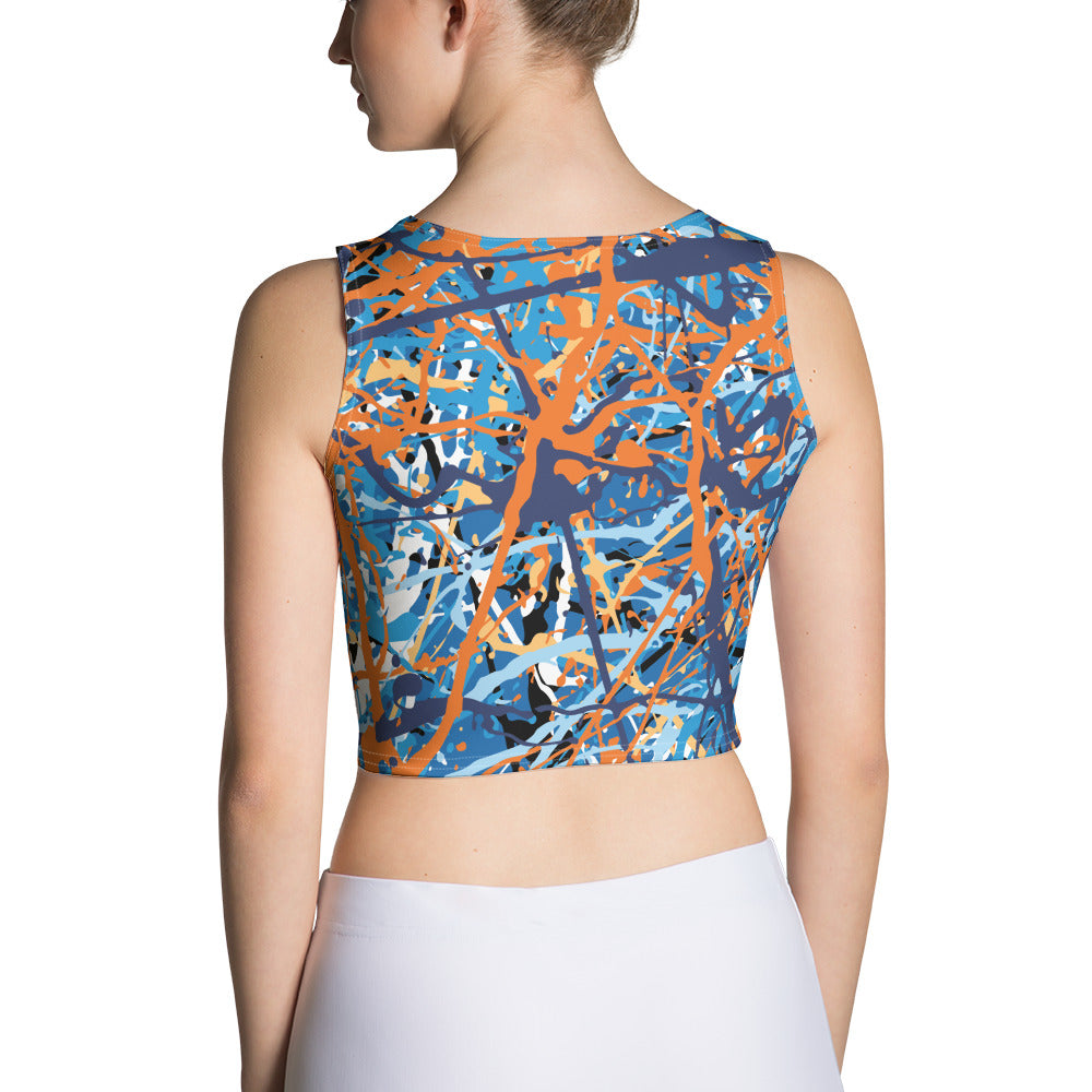 Women's Crop Top BlueOrange8 Plex