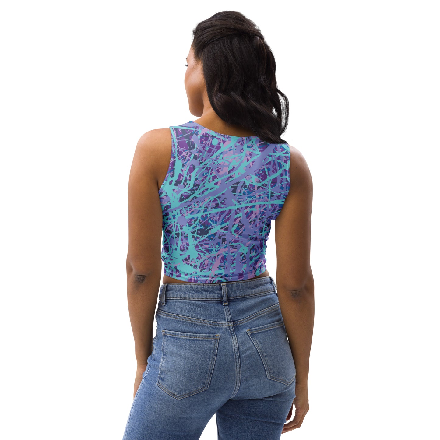 Women's Crop Top IcePurple8 Plex