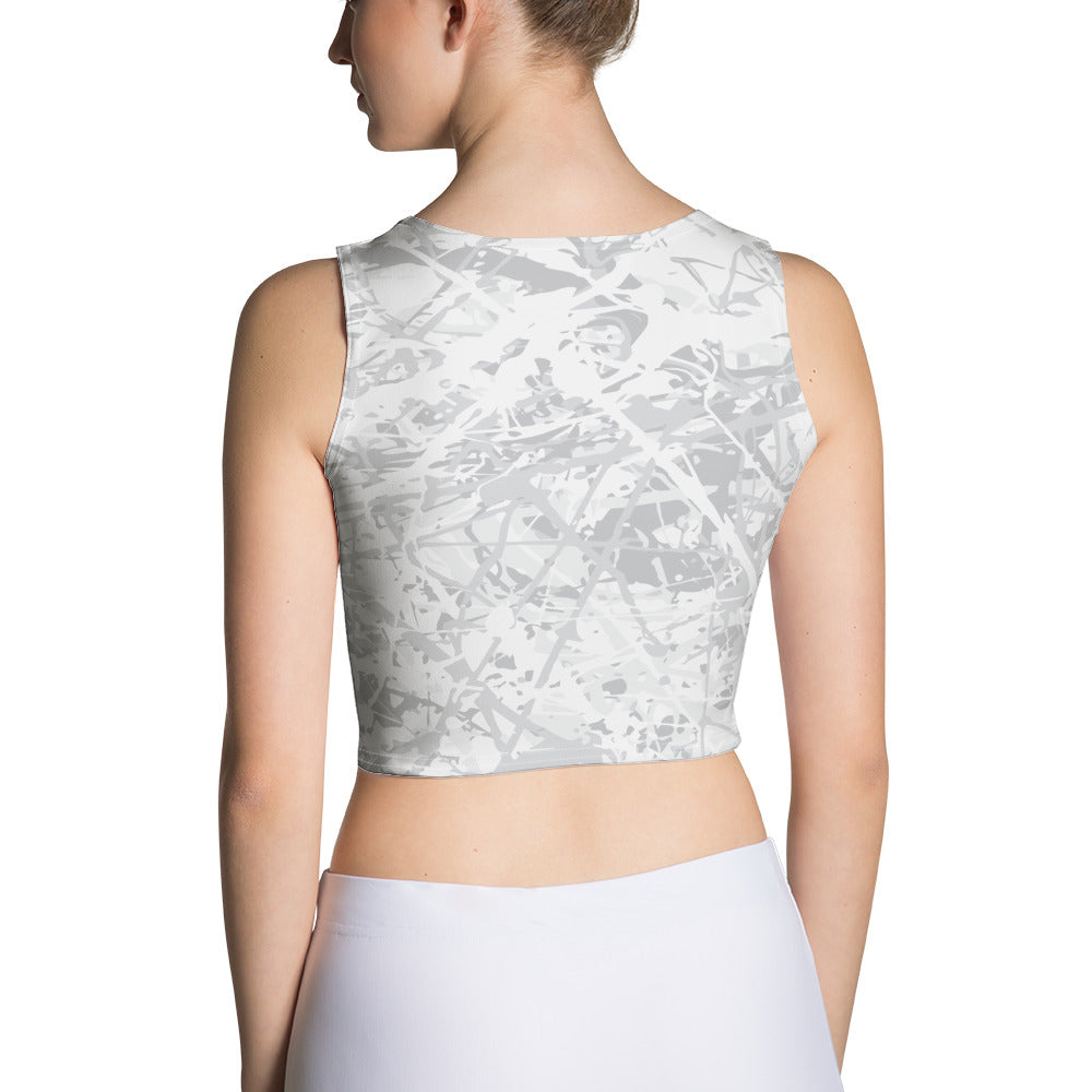 Women's Crop Top Light White10 Plex