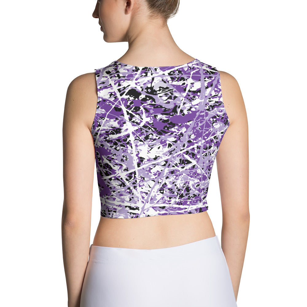 Women's Crop Top Purple5 Plex