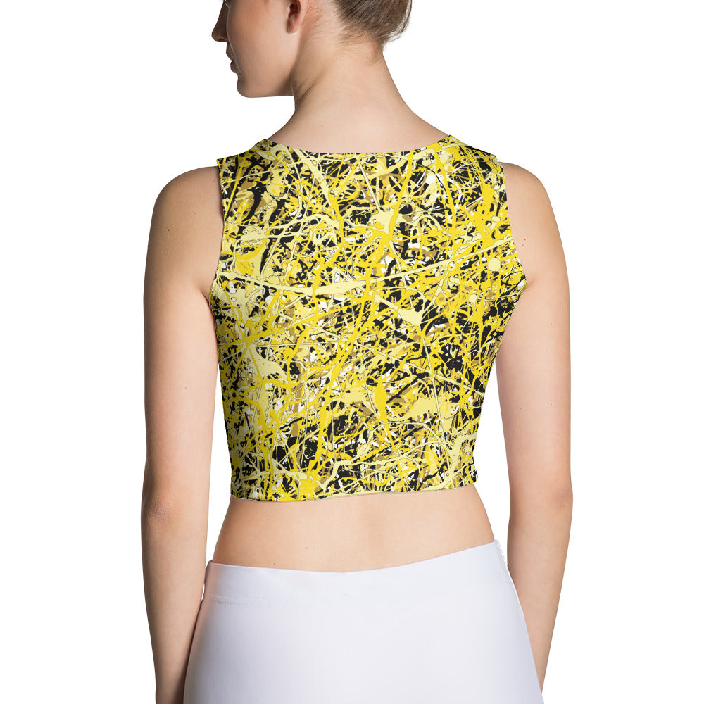 Women's Crop Top Yellow10 Plex