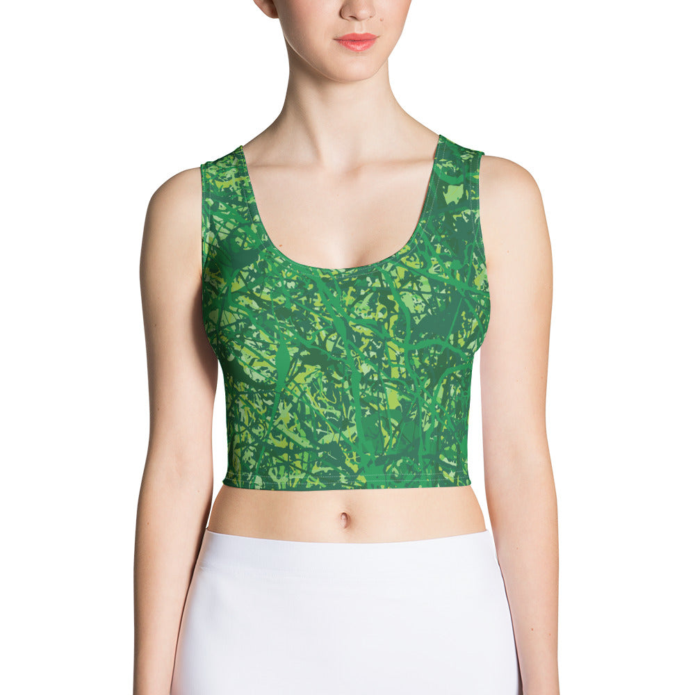 Women's Crop Top Green10 Plex