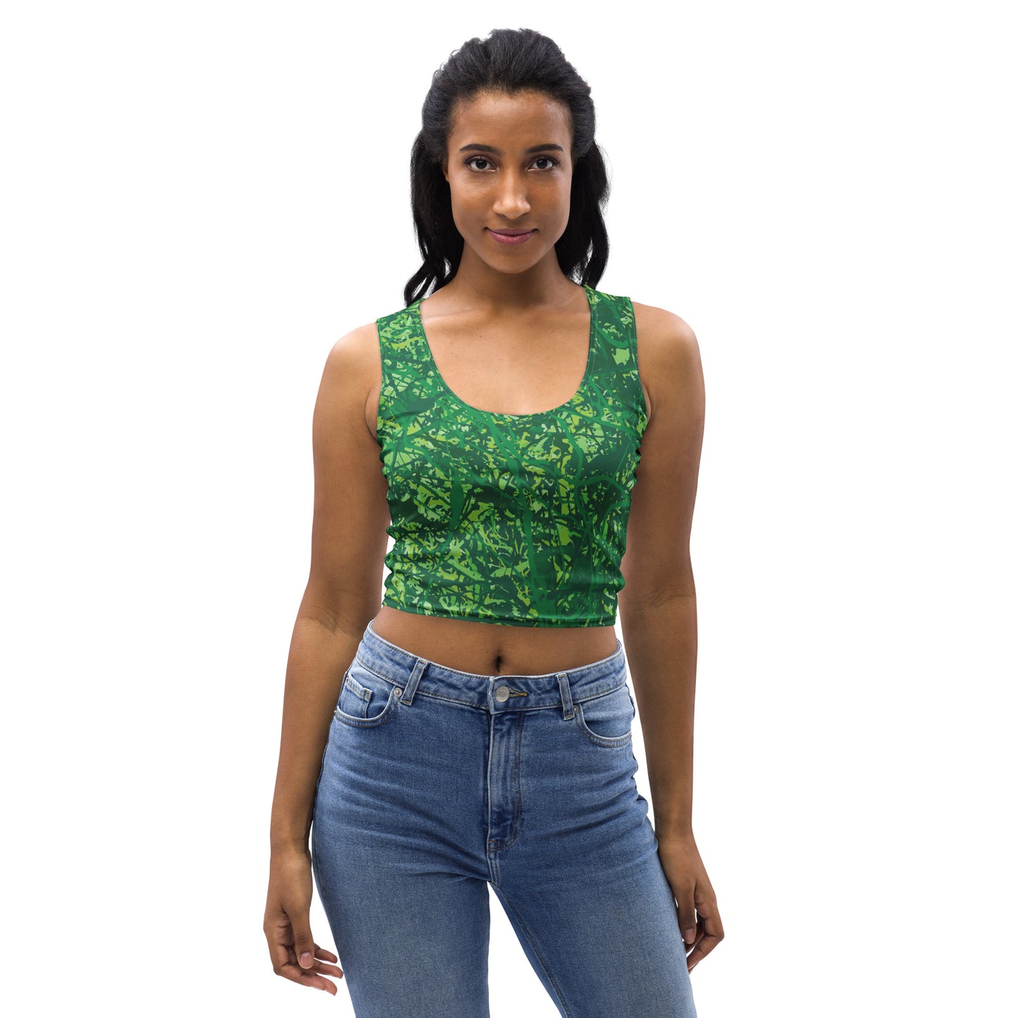 Women's Crop Top Green10 Plex
