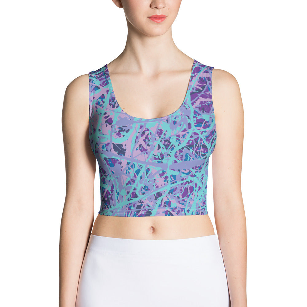 Women's Crop Top IcePurple8 Plex