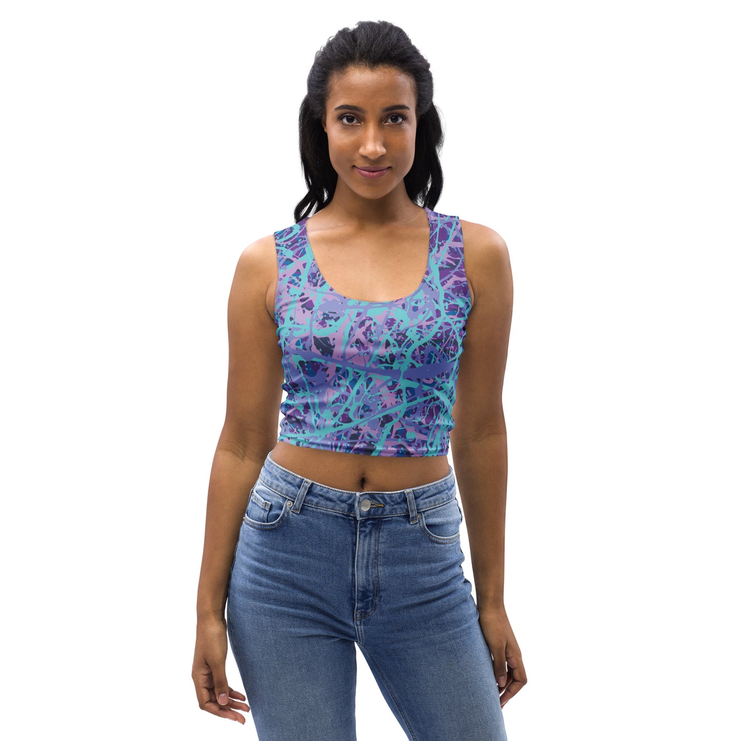 Women's Crop Top IcePurple8 Plex