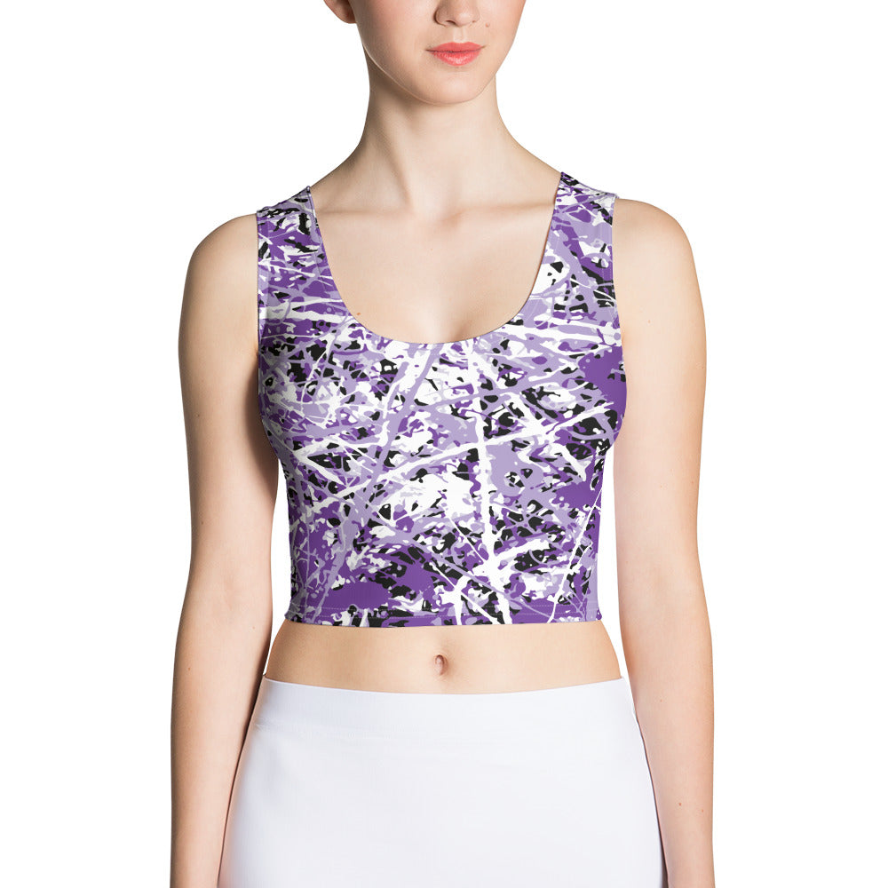 Women's Crop Top Purple5 Plex