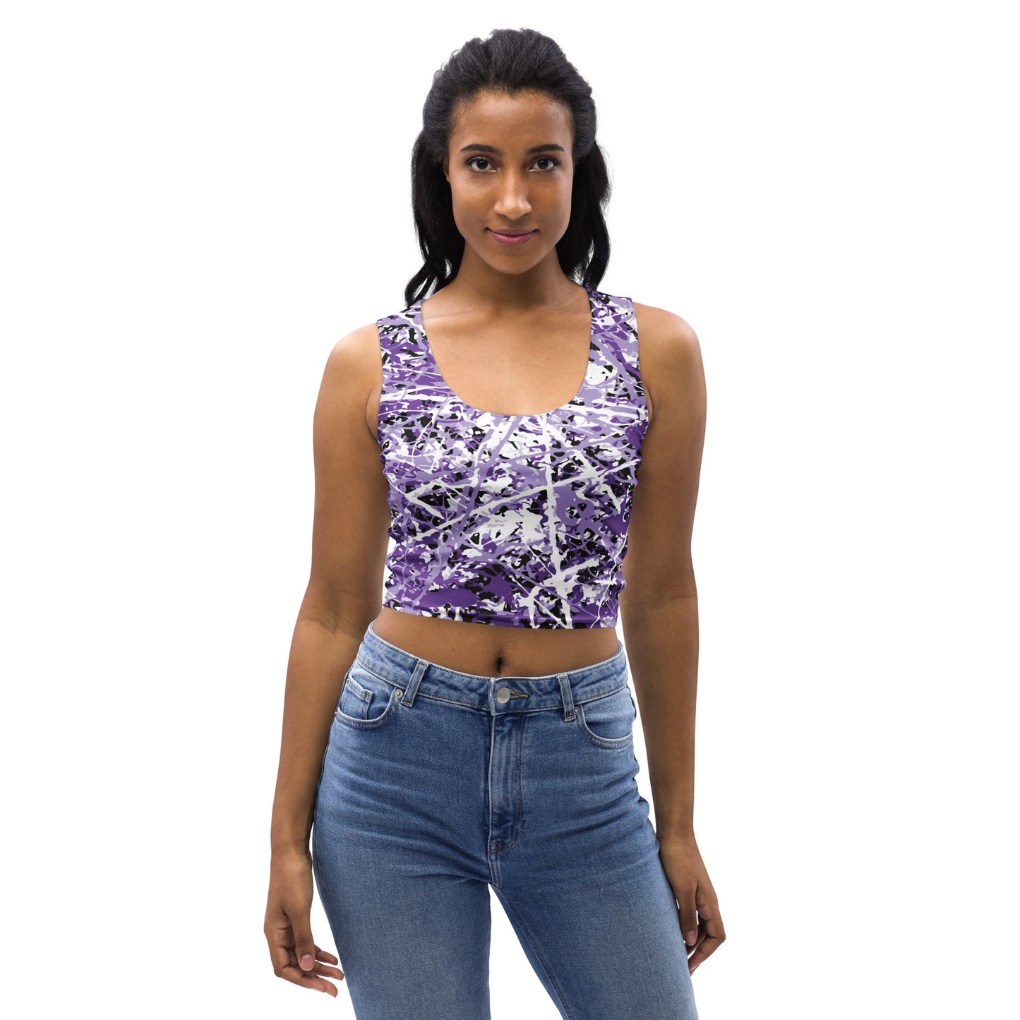 Women's Crop Top Purple5 Plex