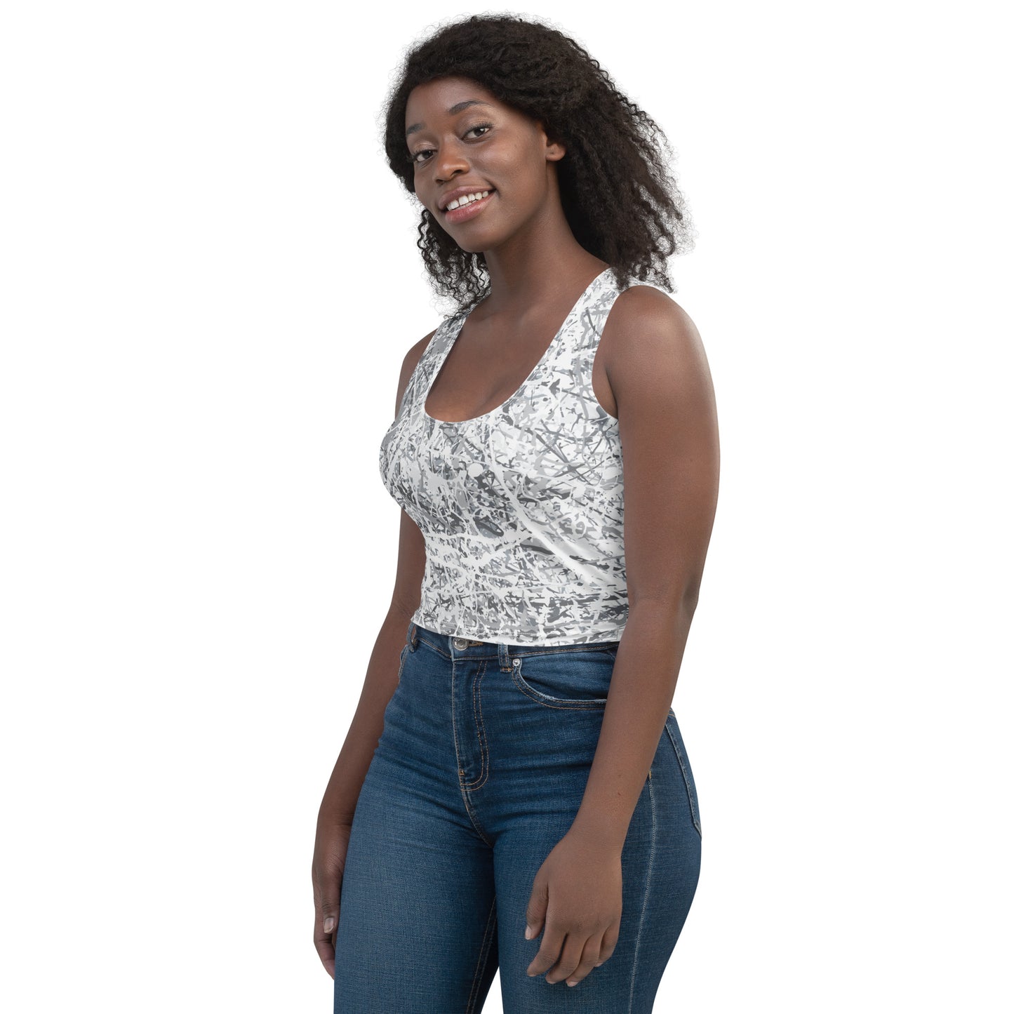 Women's Crop Top White10 Plex