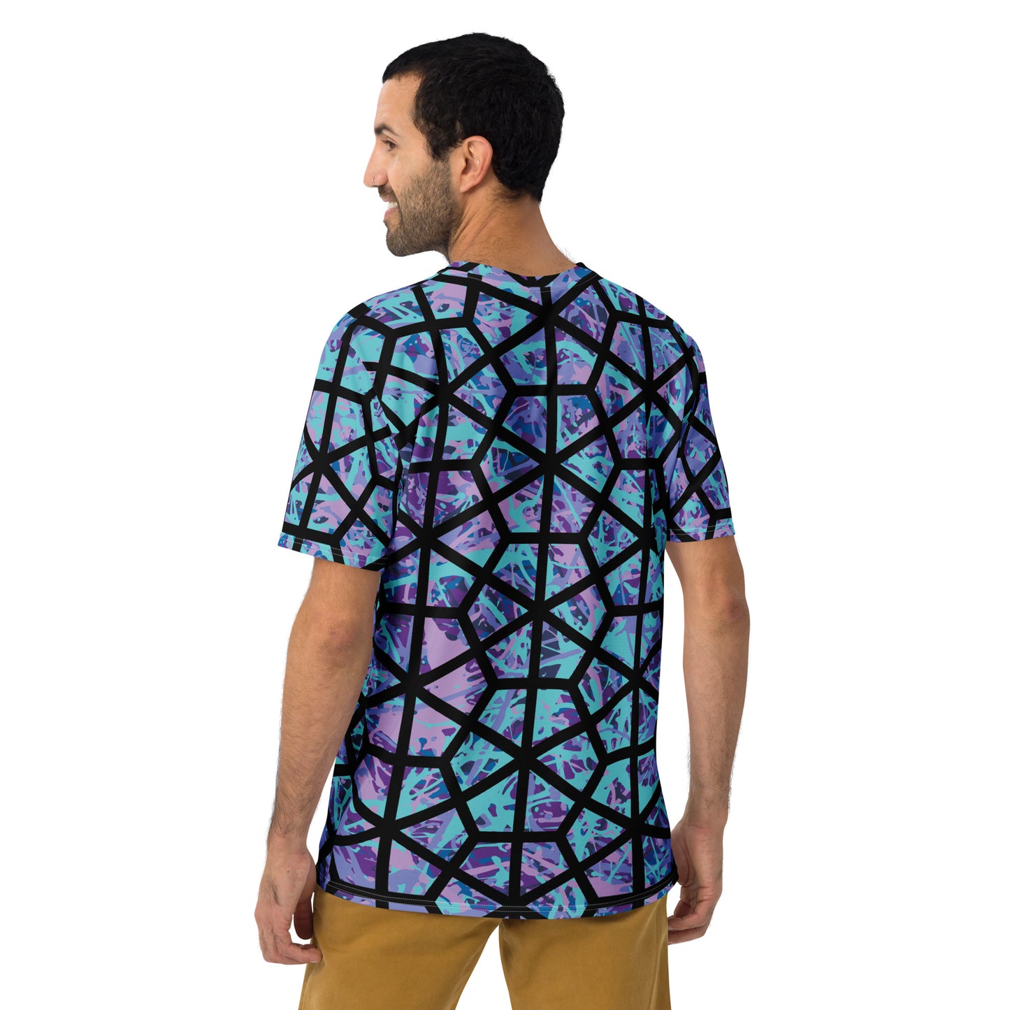 Men's T-Shirt IcePurple8 Plex Deltiod TriHex
