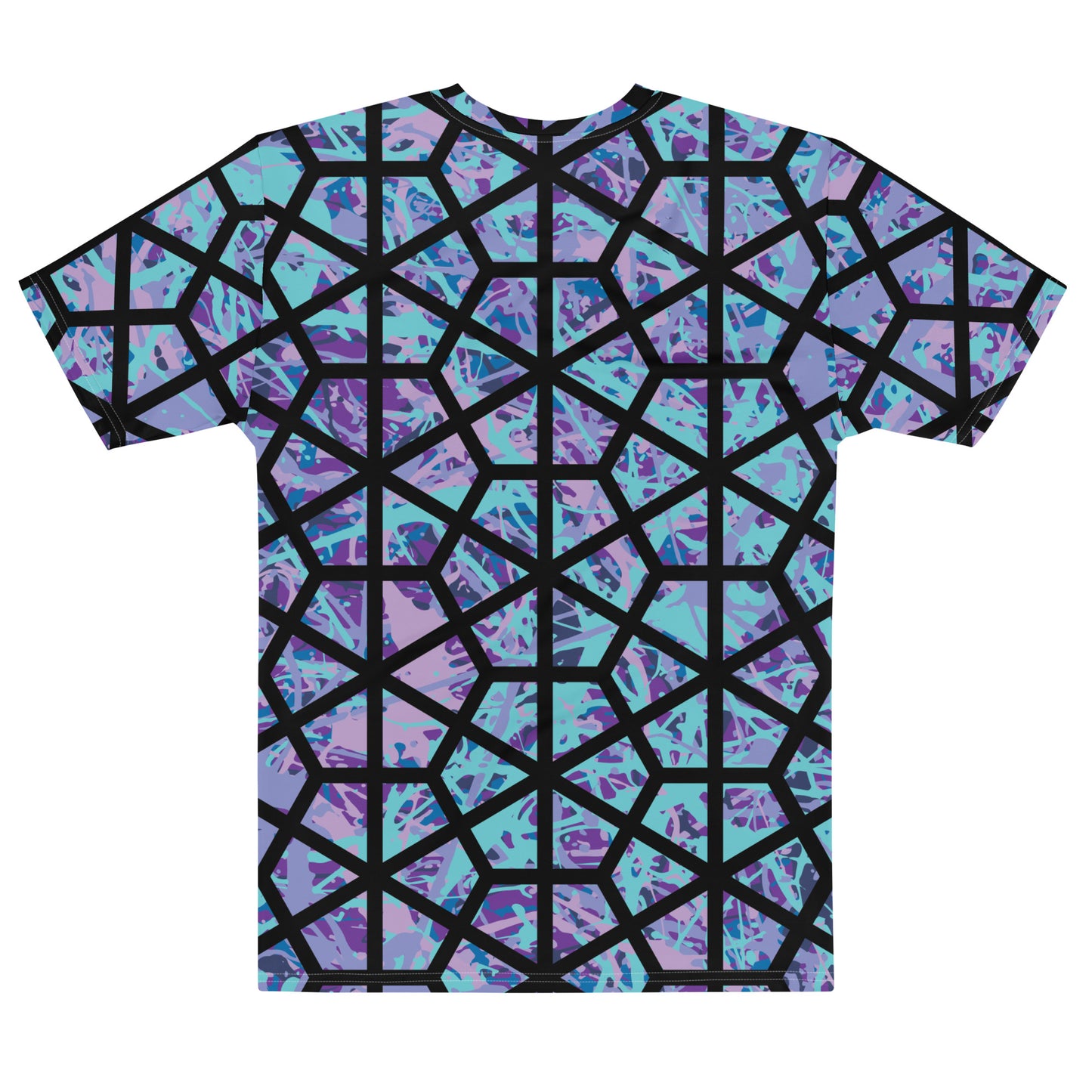 Men's T-Shirt IcePurple8 Plex Deltiod TriHex