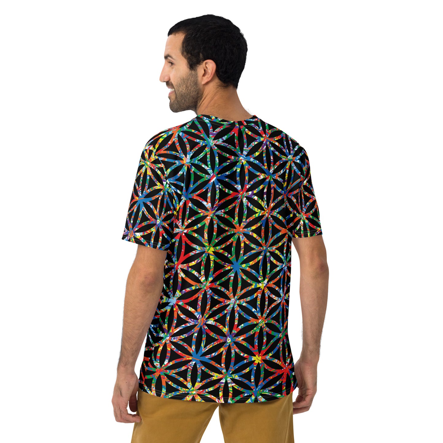 Men's T-Shirt Plex1-10 Flower of Life-I