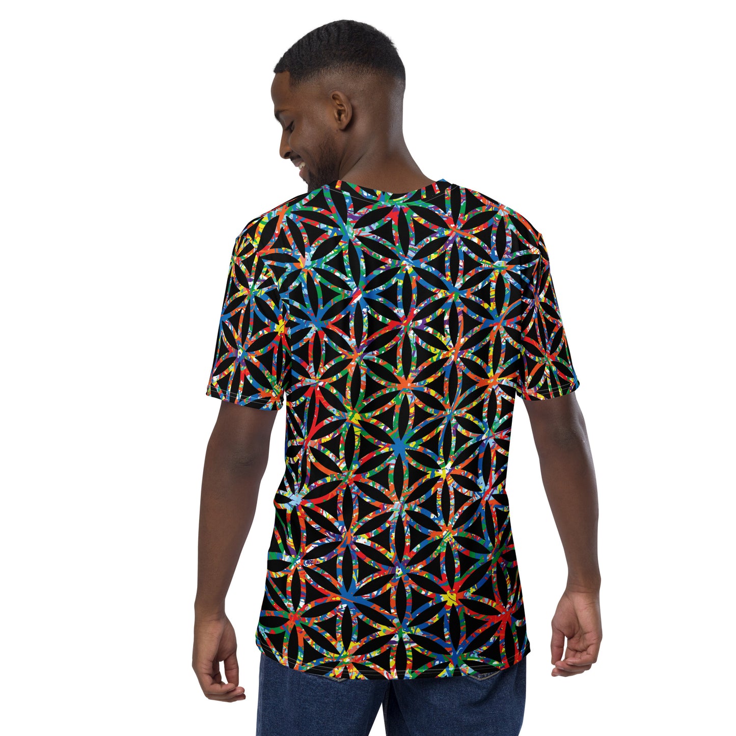 Men's T-Shirt Plex1-10 Flower of Life-I