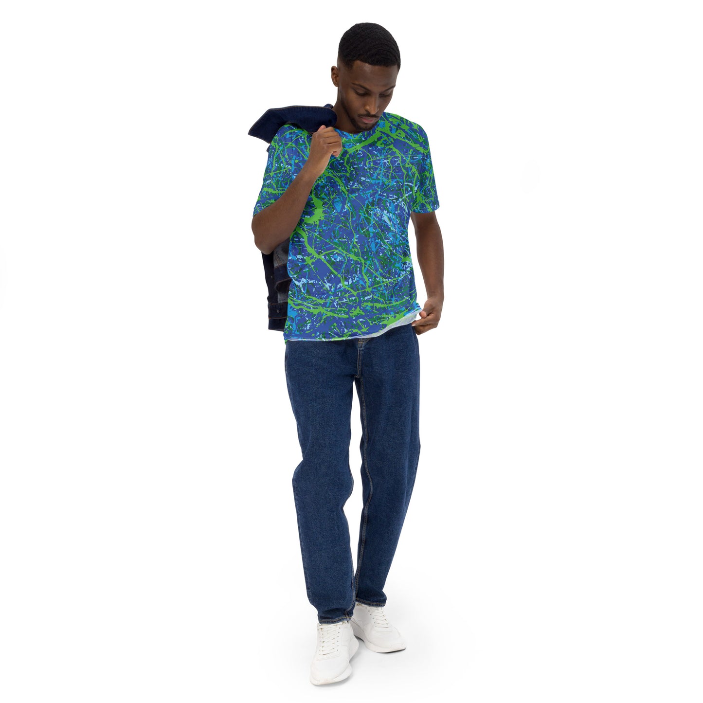 Men's T-Shirt BlueGreen8 Plex