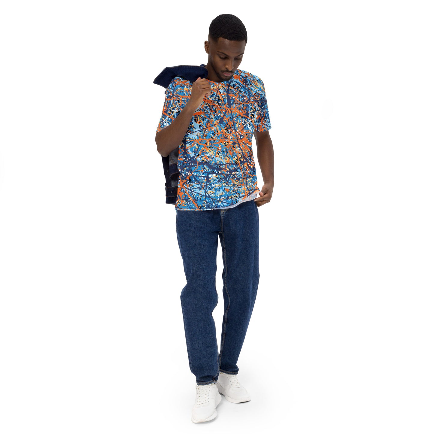Men's T-Shirt BlueOrange8 Plex