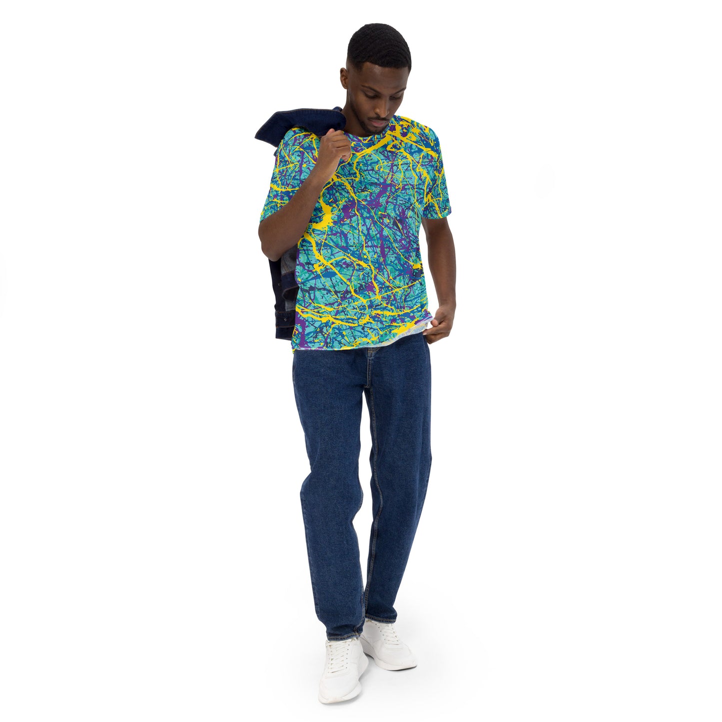 Men's T-Shirt BlueYellow7 Plex