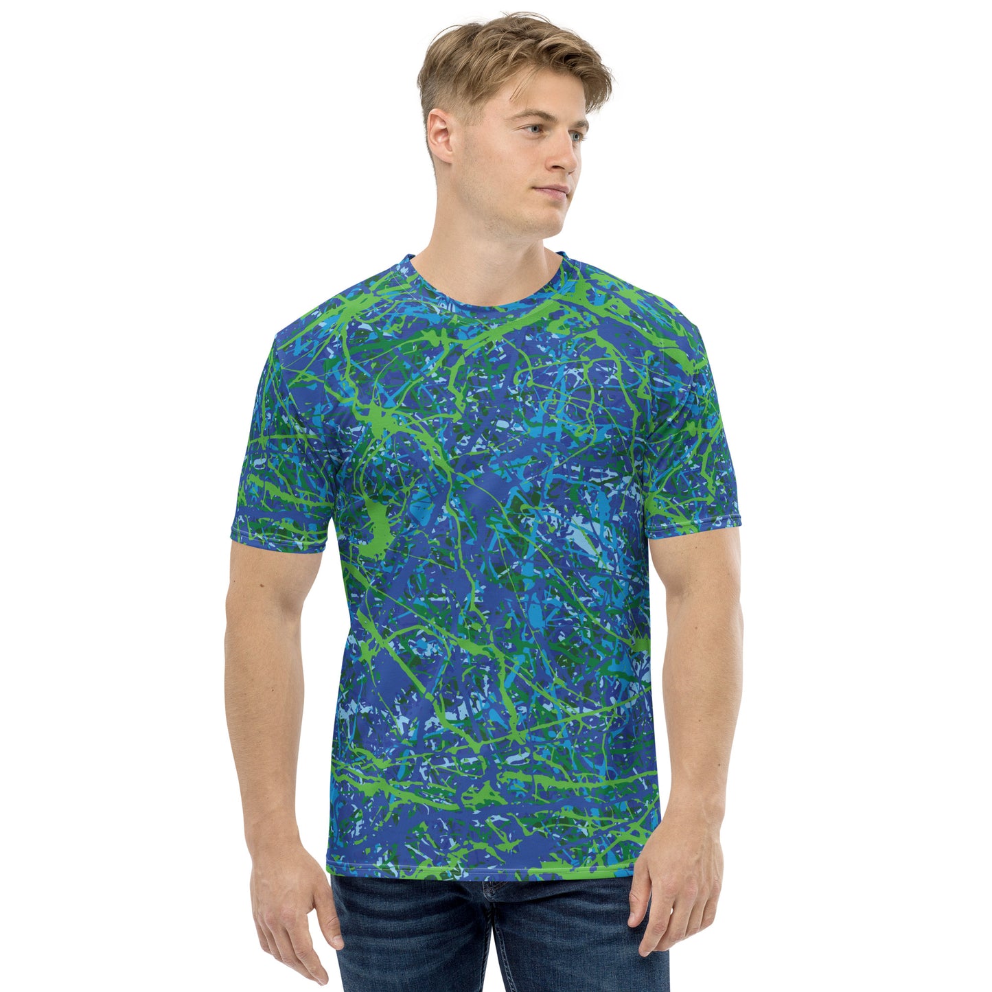 Men's T-Shirt BlueGreen8 Plex