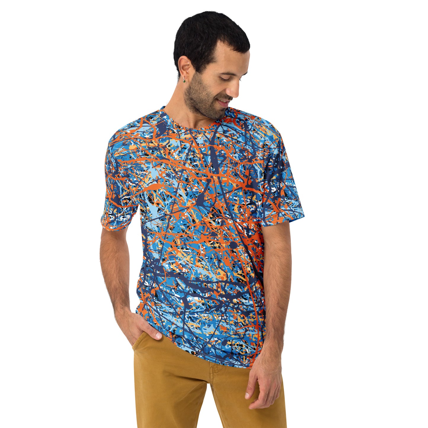 Men's T-Shirt BlueOrange8 Plex