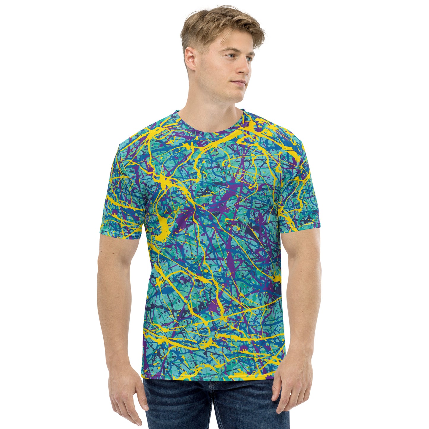 Men's T-Shirt BlueYellow7 Plex