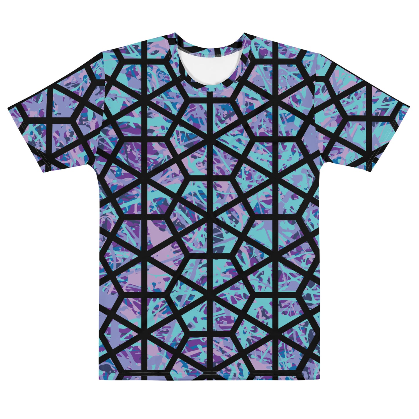 Men's T-Shirt IcePurple8 Plex Deltiod TriHex