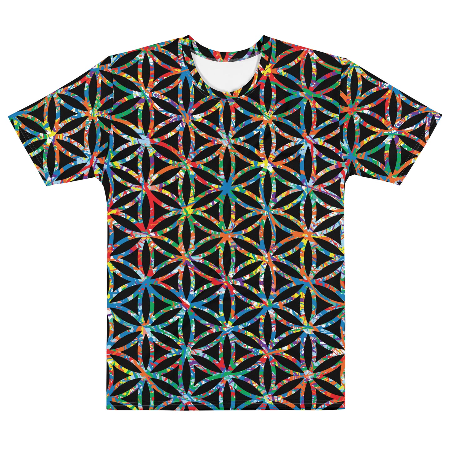 Men's T-Shirt Plex1-10 Flower of Life-I