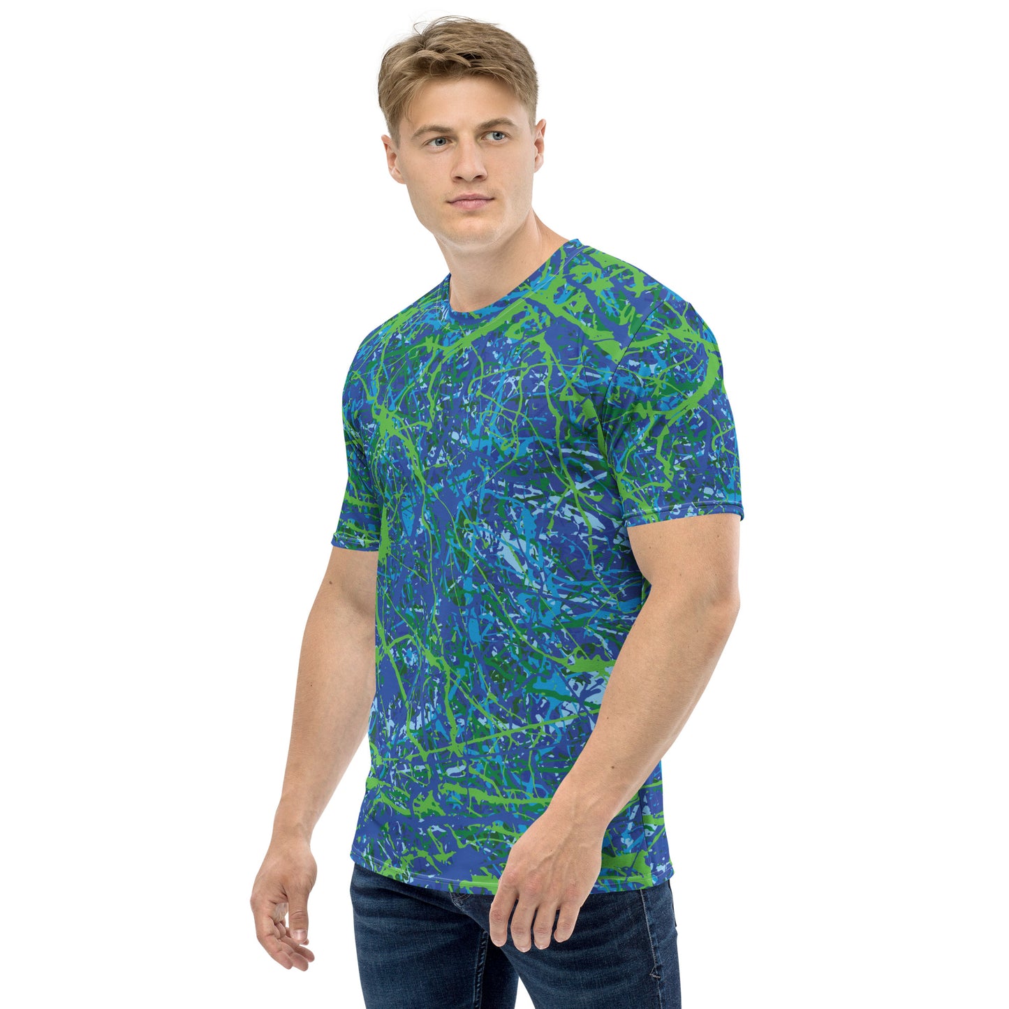 Men's T-Shirt BlueGreen8 Plex
