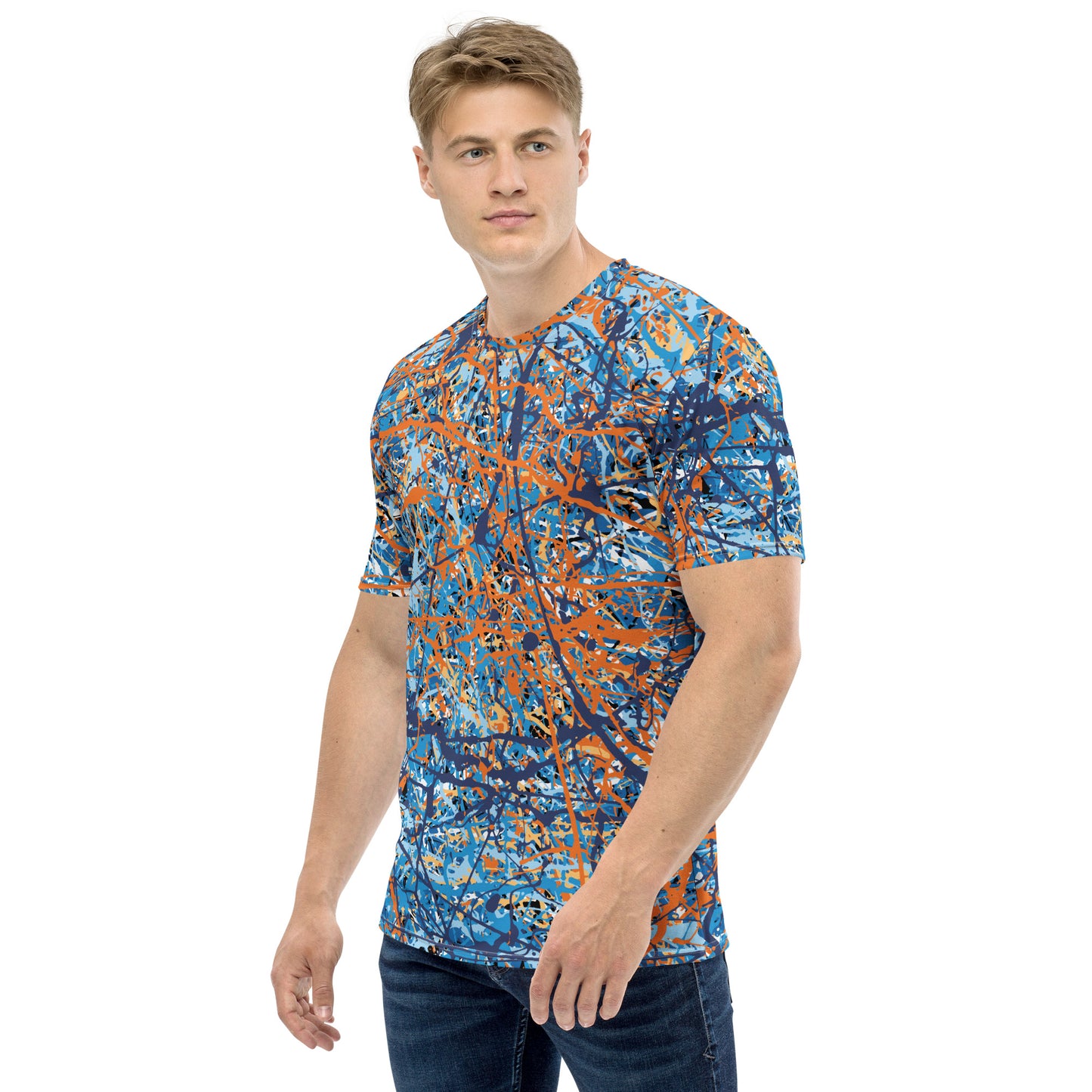 Men's T-Shirt BlueOrange8 Plex