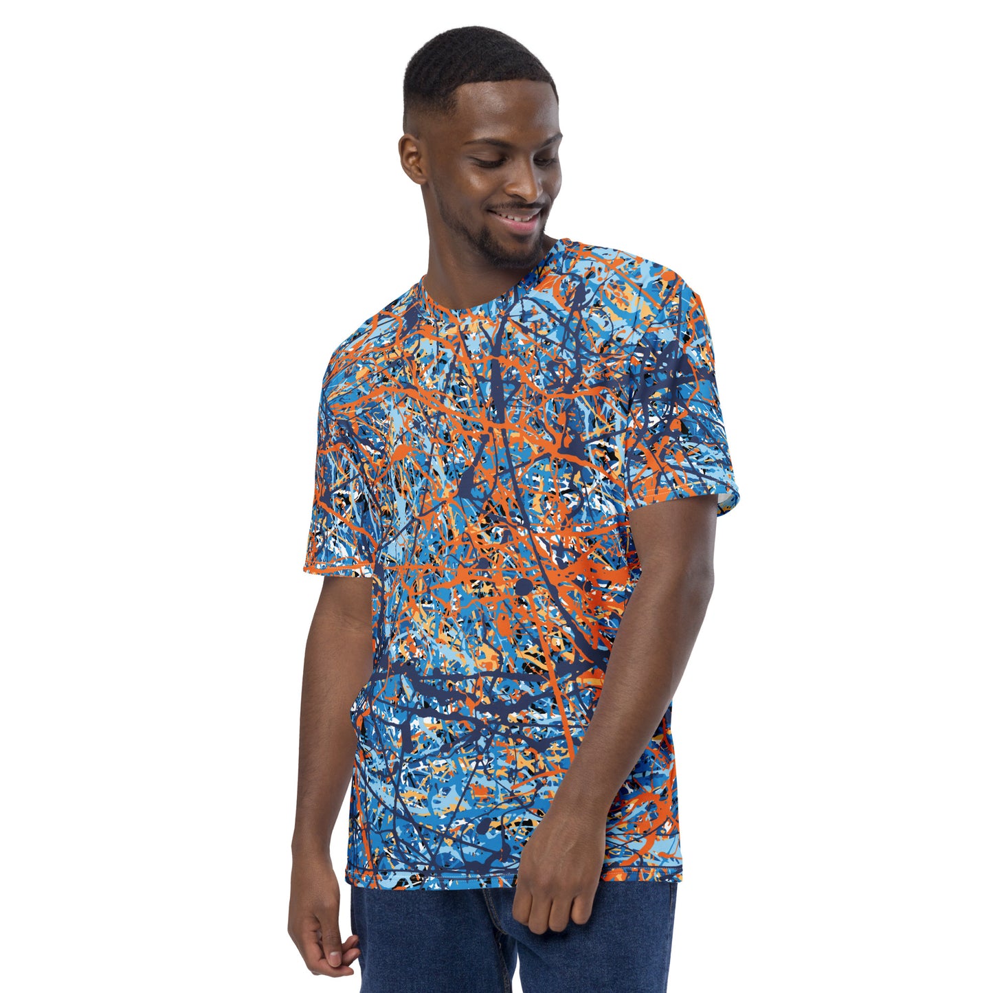 Men's T-Shirt BlueOrange8 Plex