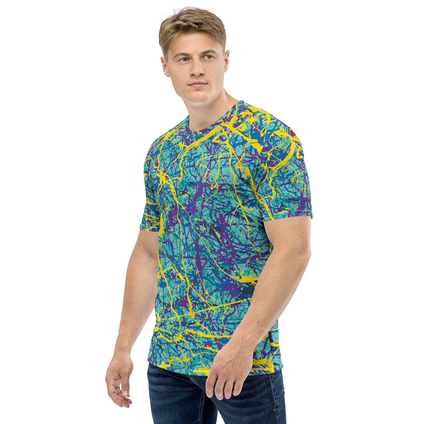 Men's T-Shirt BlueYellow7 Plex