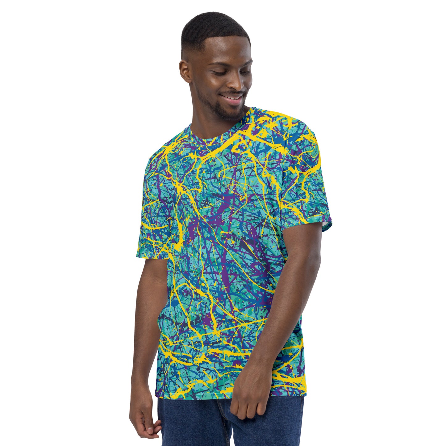 Men's T-Shirt BlueYellow7 Plex