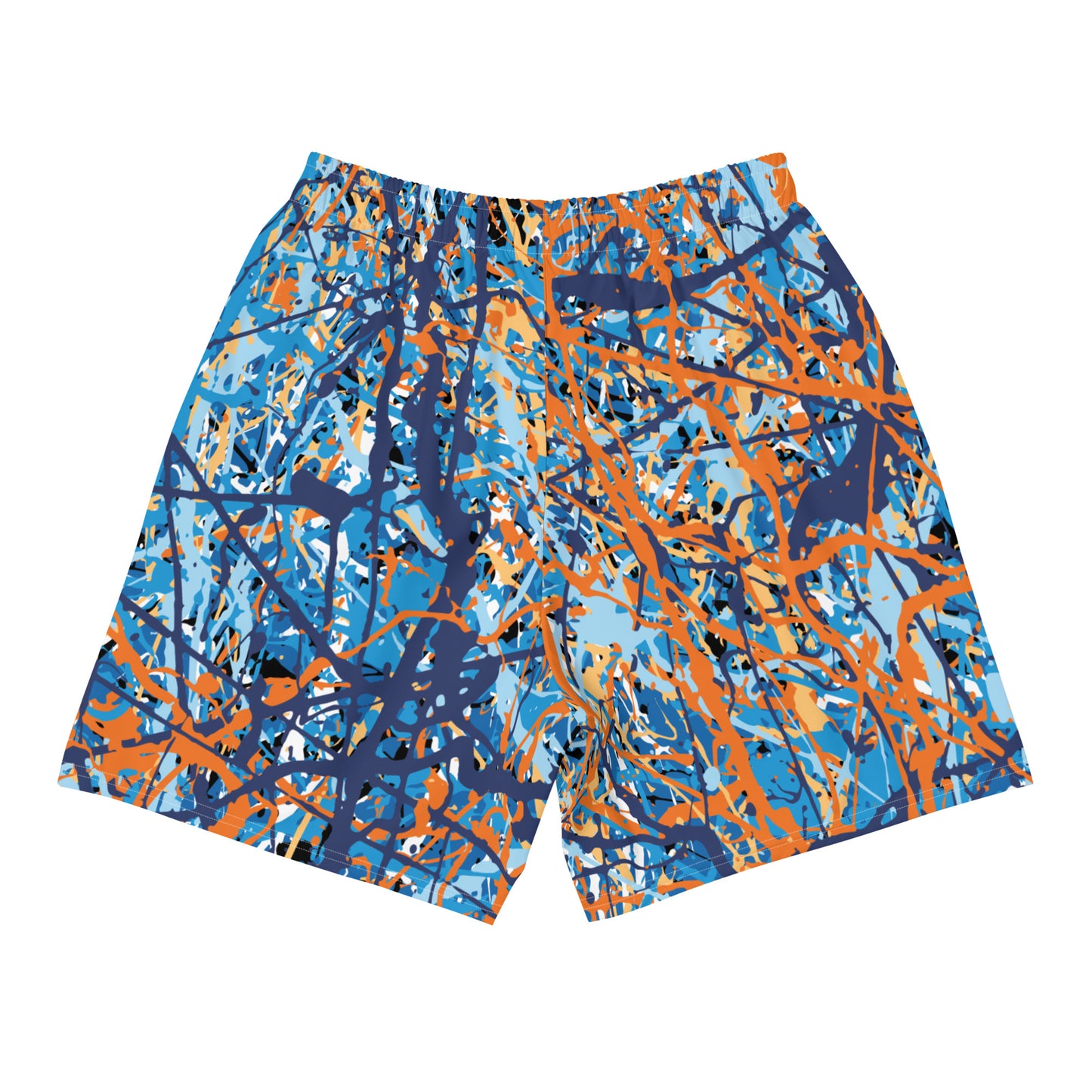 Men's Athletic Shorts BlueOrange8 Plex