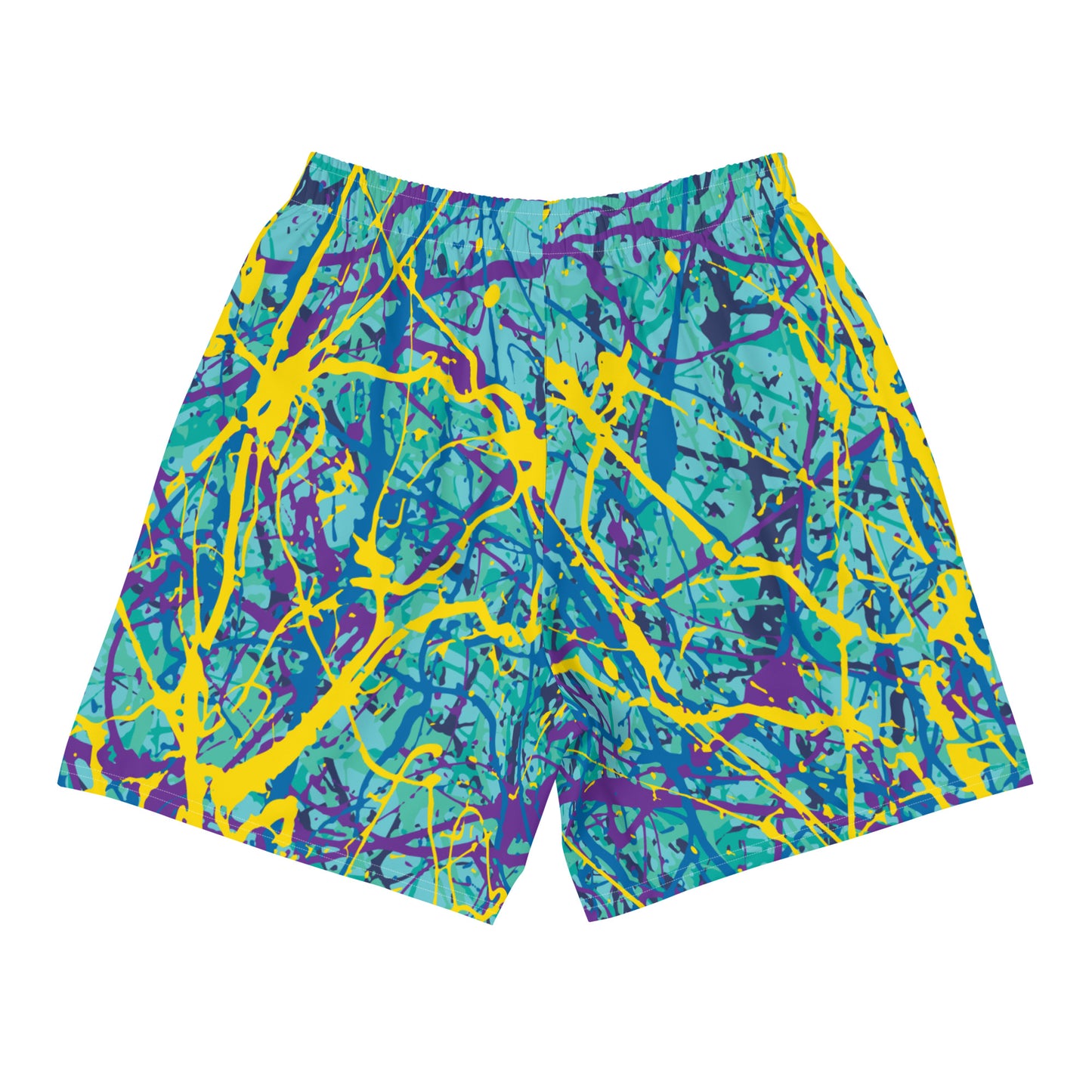 Men's Athletic Shorts BlueYellow7 Plex