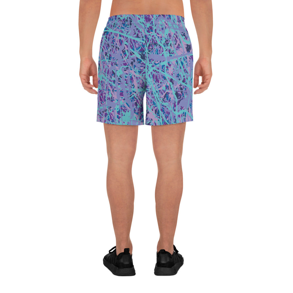 Men's Athletic Shorts IcePurple8 Plex