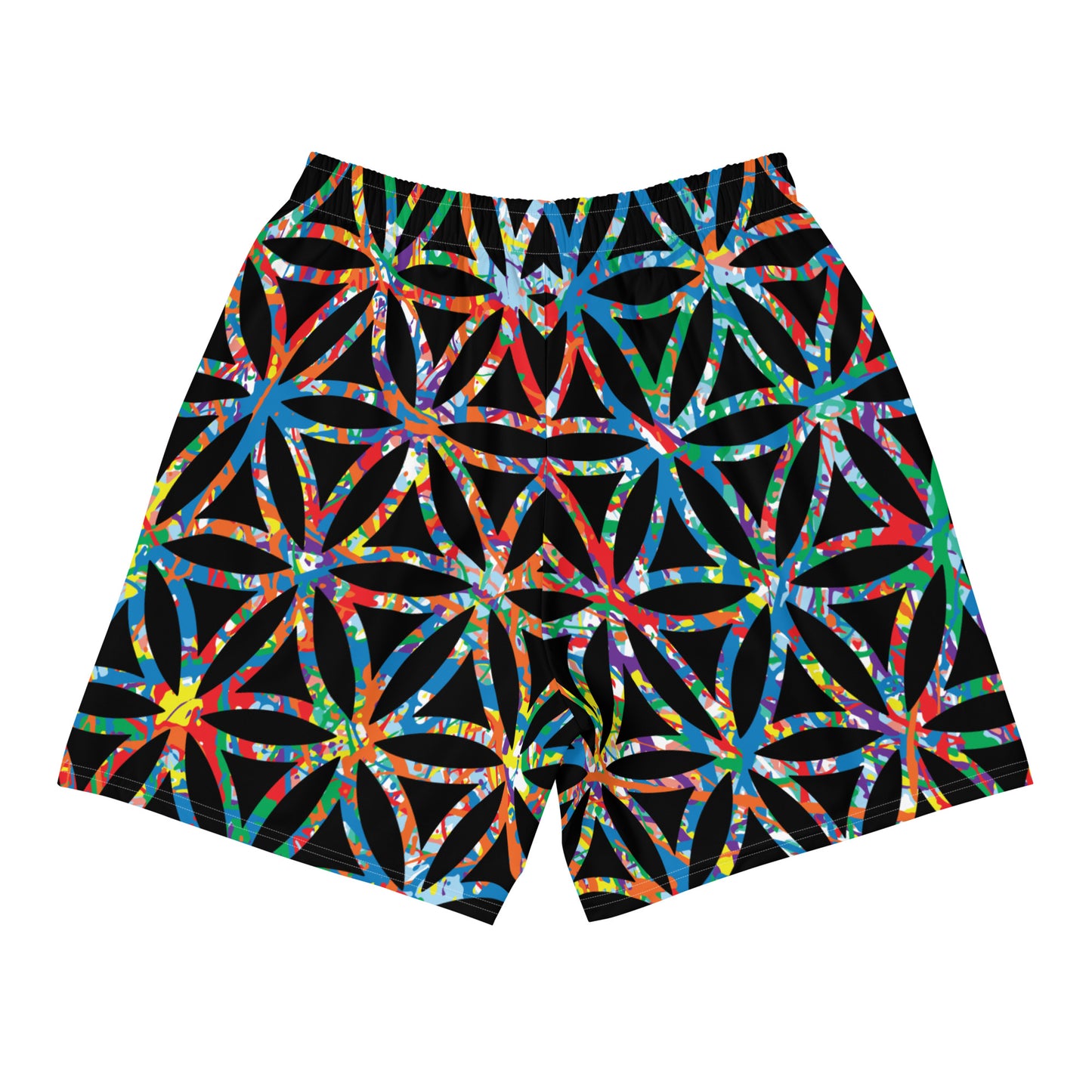 Men's Athletic Shorts Plex1-10 Flower of Life-I
