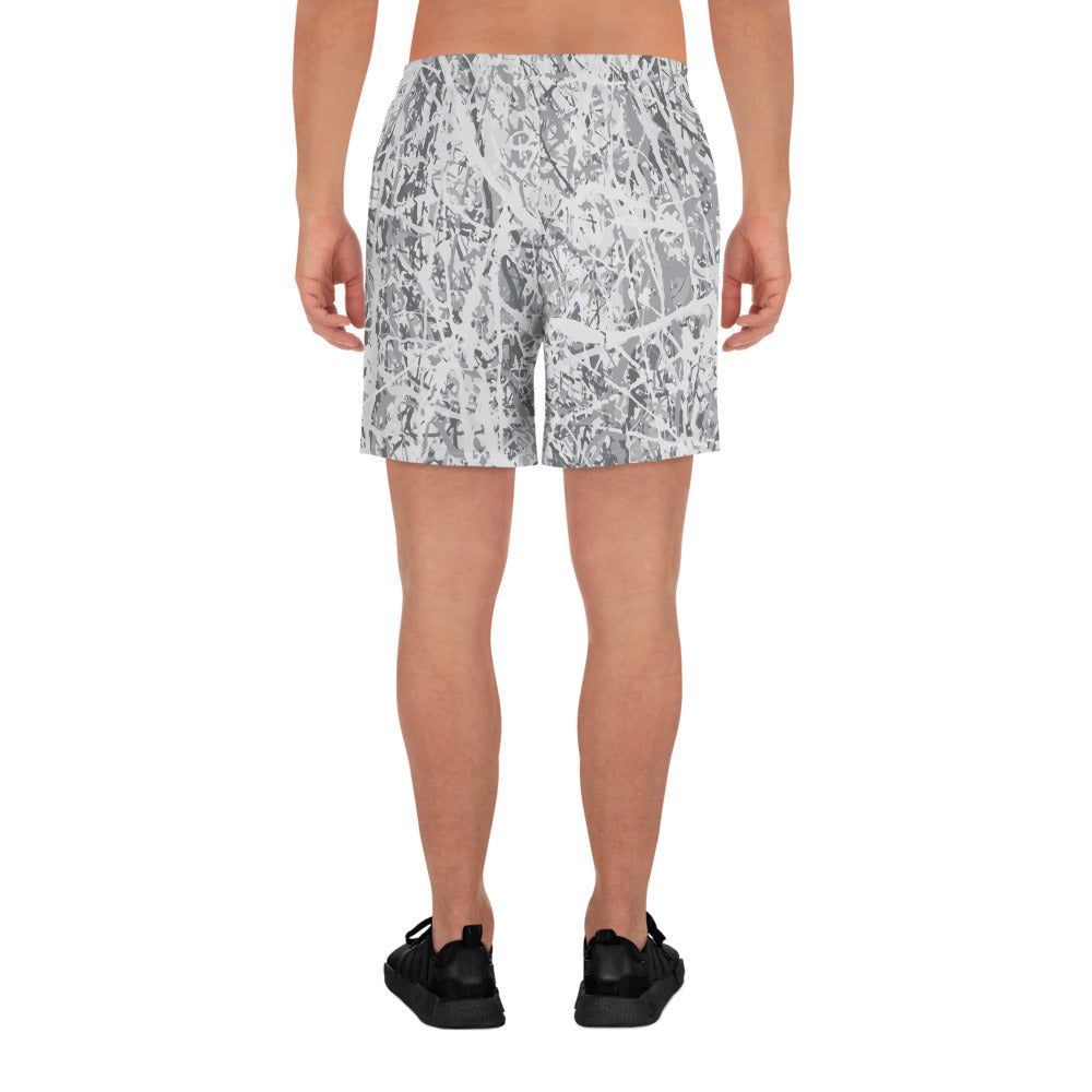 Men's Athletic Shorts White10 Plex
