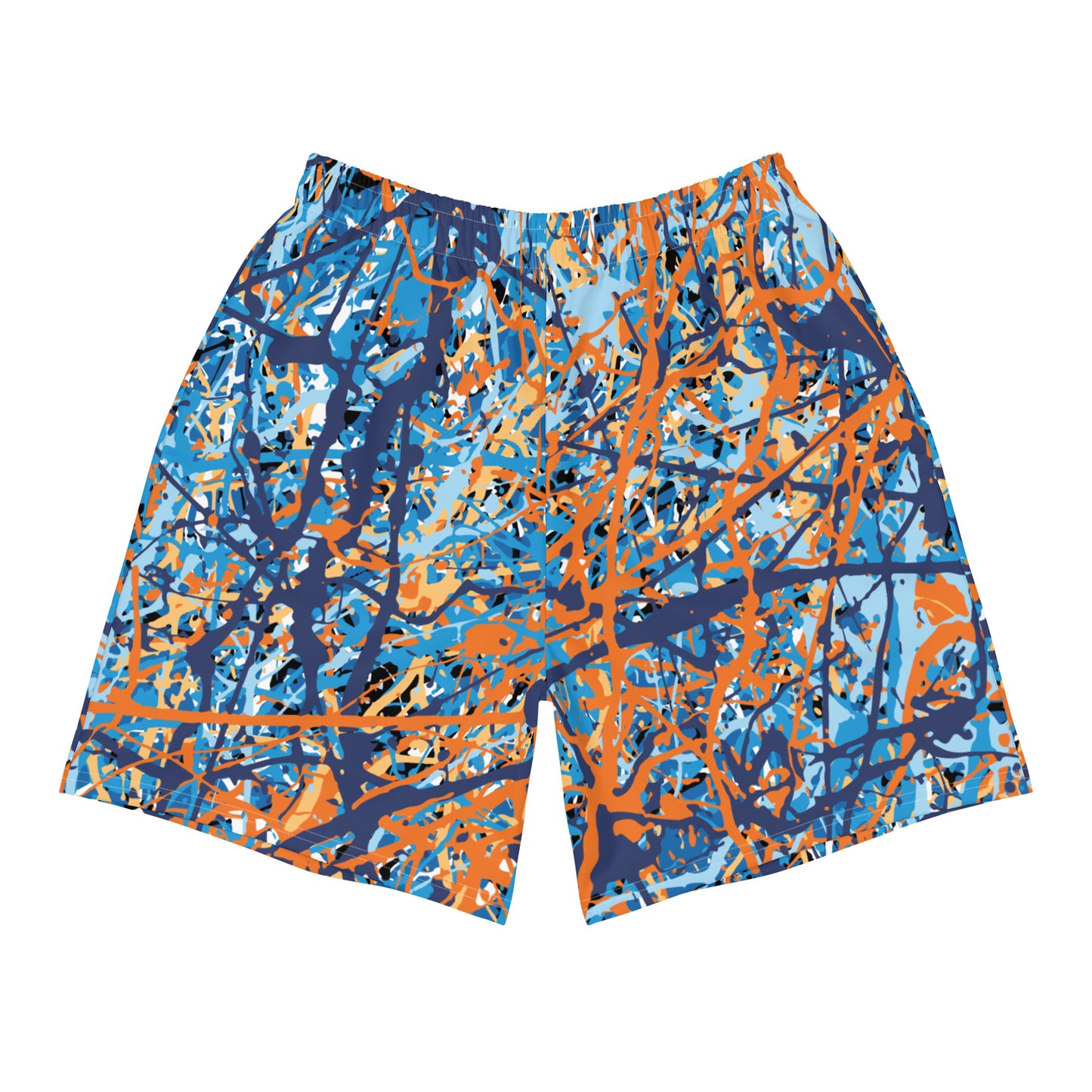 Men's Athletic Shorts BlueOrange8 Plex