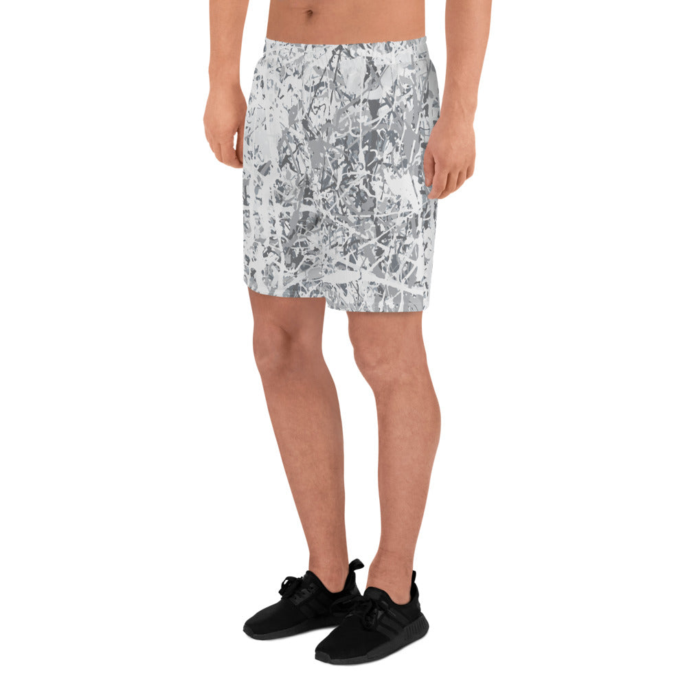 Men's Athletic Shorts White10 Plex