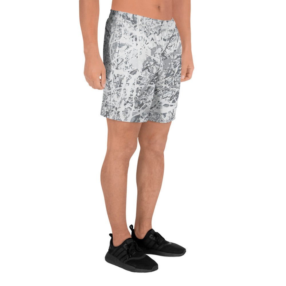 Men's Athletic Shorts White10 Plex