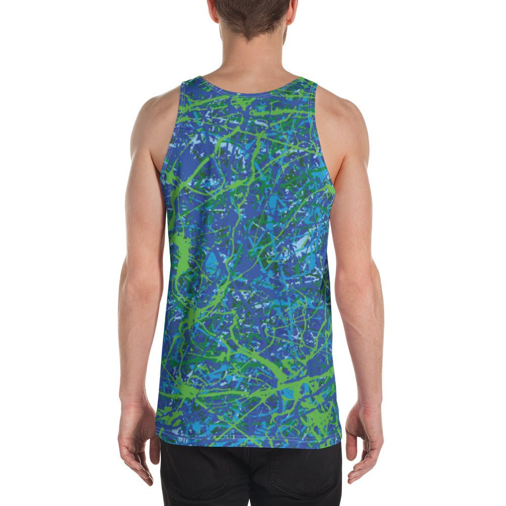 Men's Tank Top BlueGreen8 Plex