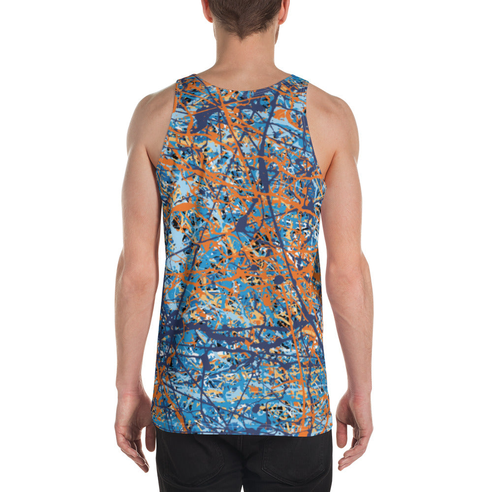 Men's Tank Top BlueOrange8 Plex