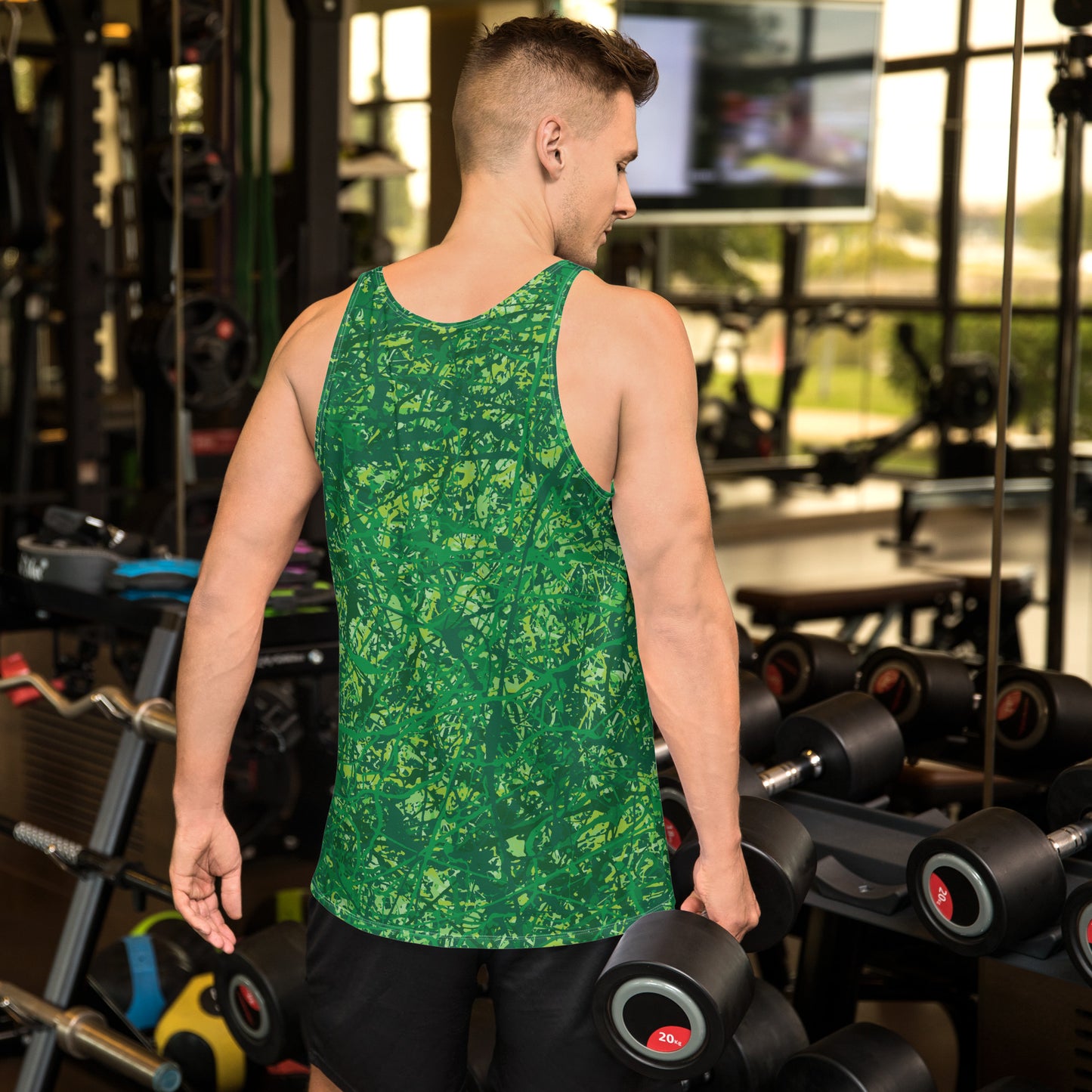Men's Tank Top Green10 Plex
