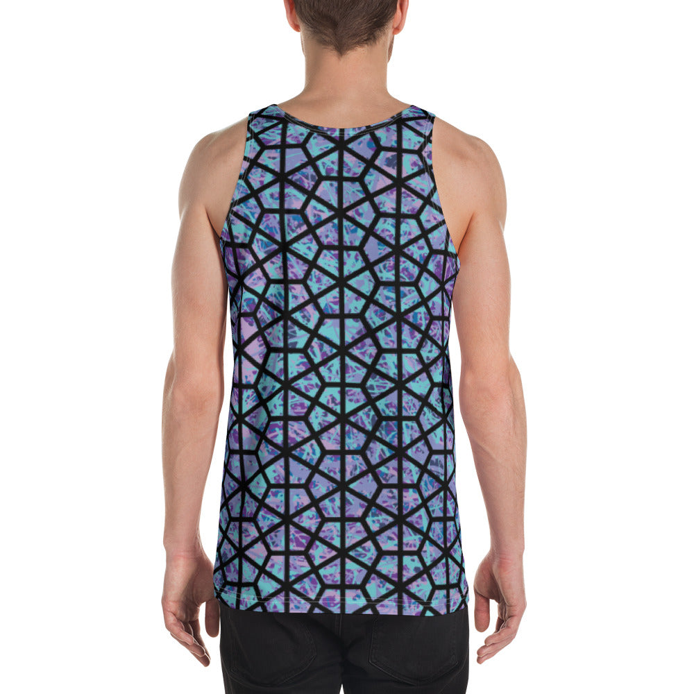 Men's Tank Top IcePurple8 Plex Deltiod TriHex