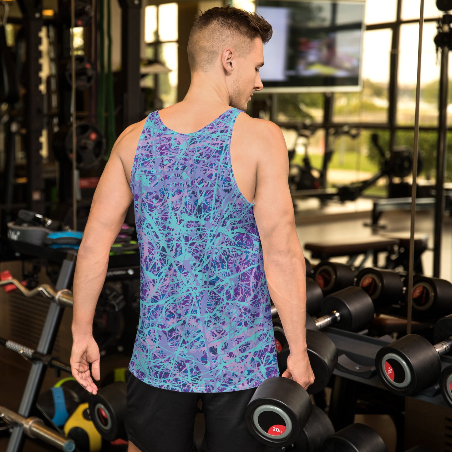 Men's Tank Top IcePurple8 Plex