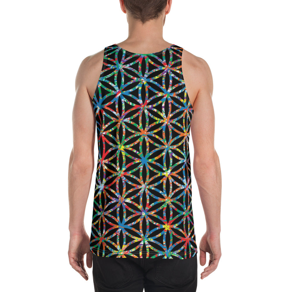 Men's Tank Top Plex1-10 Flower of Life-I