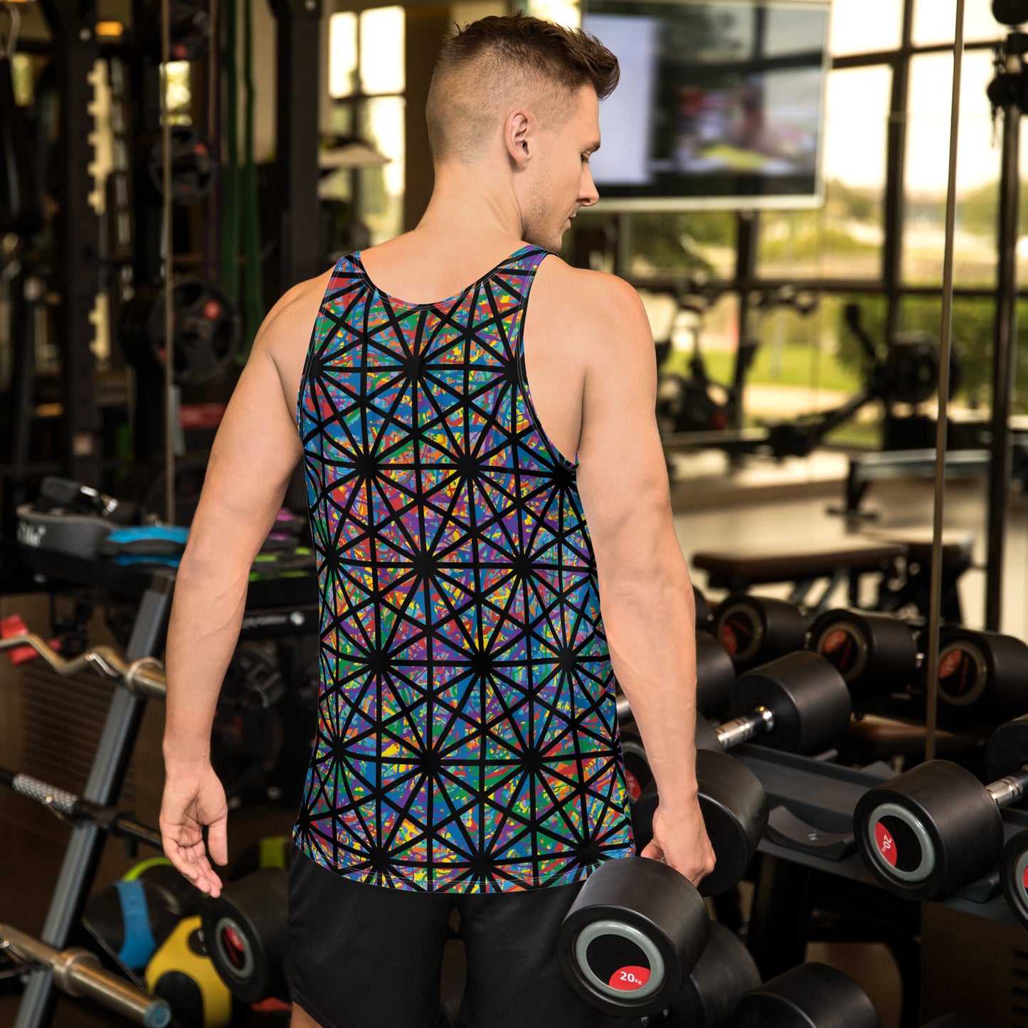 Men's Tank Top Plex 7-10 Krisrhombille-O