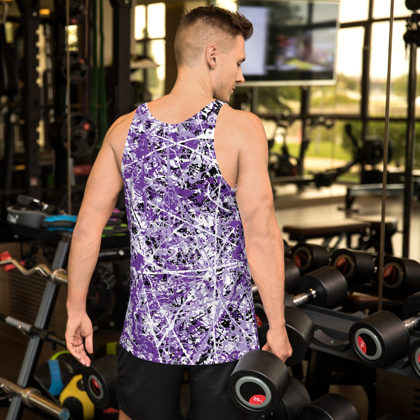 Men's Tank Top Purple5 Plex