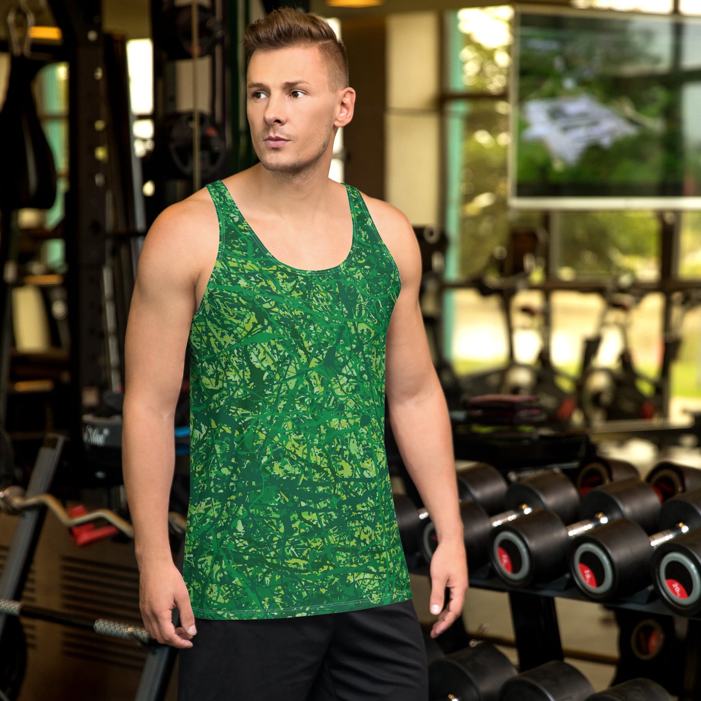Men's Tank Top Green10 Plex