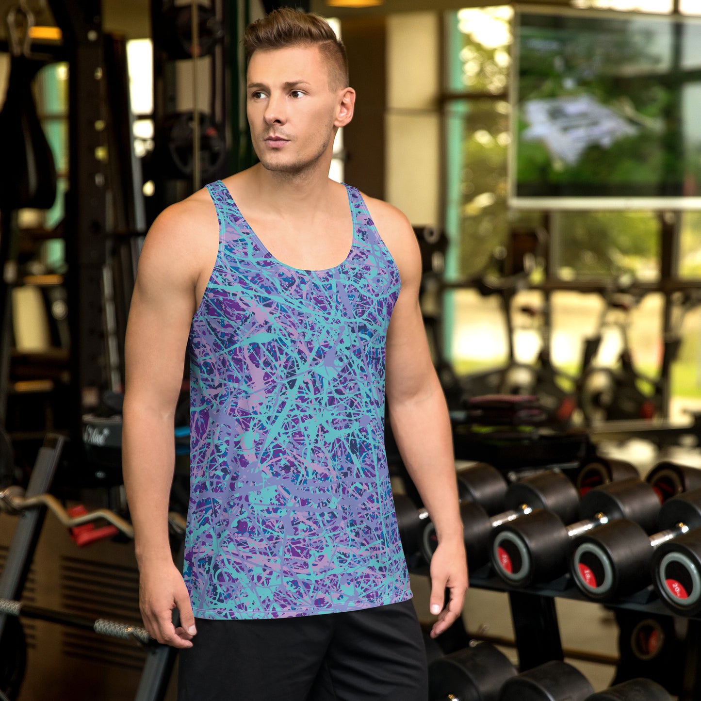 Men's Tank Top IcePurple8 Plex
